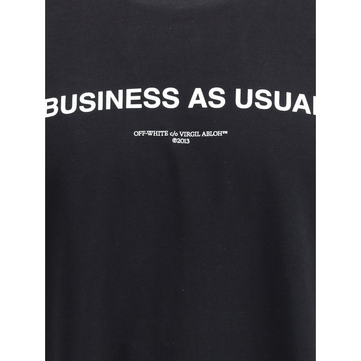 Off-White Business Quote’ T-shirt
