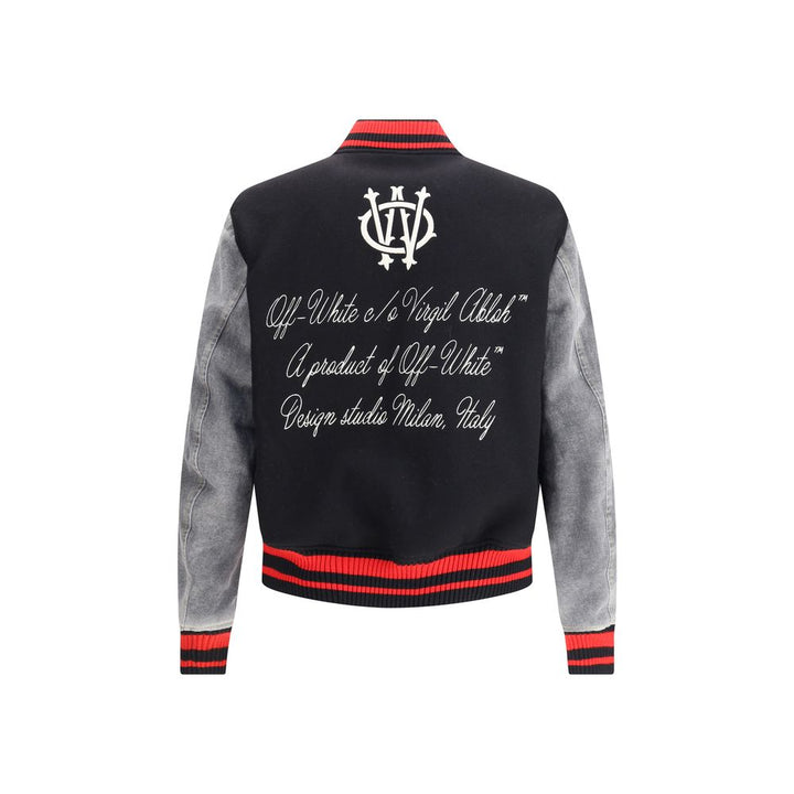 Off-White Gothic OW Wool Varsity Jacket