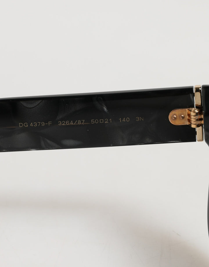 Dolce & Gabbana DG4379F Pearl White Acetate Frame Shades Sunglasses