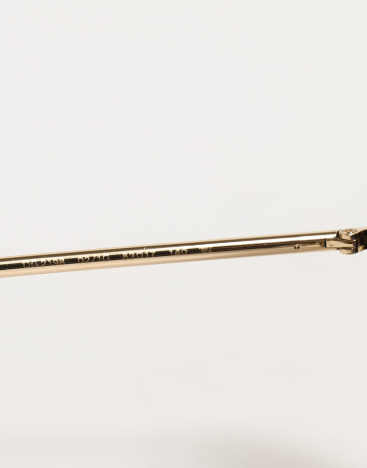 Dolce & Gabbana DG2198 Brown Leopard Print Gradient Round Sunglasses