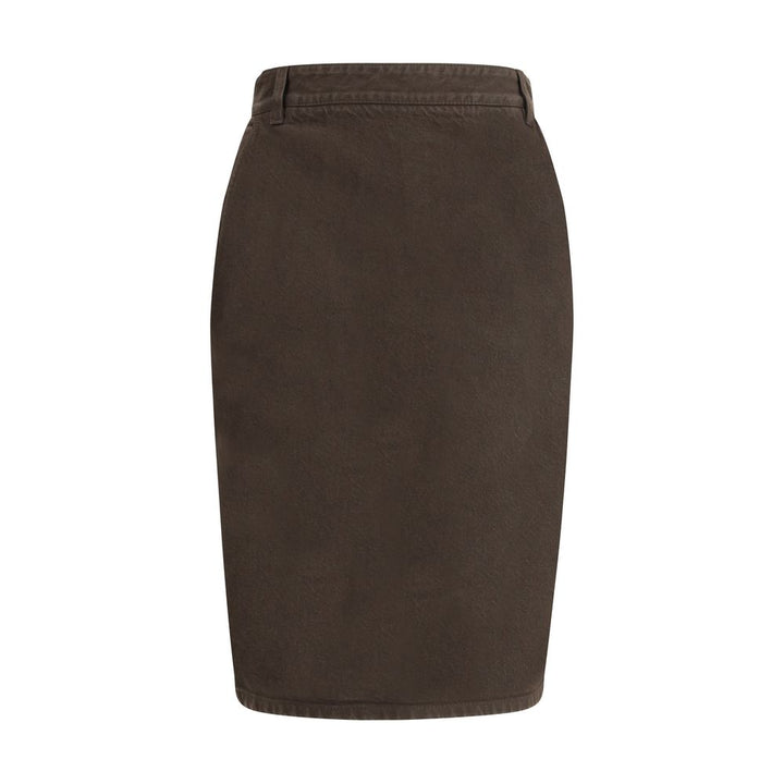 Saint Laurent Denim Pencil Skirt