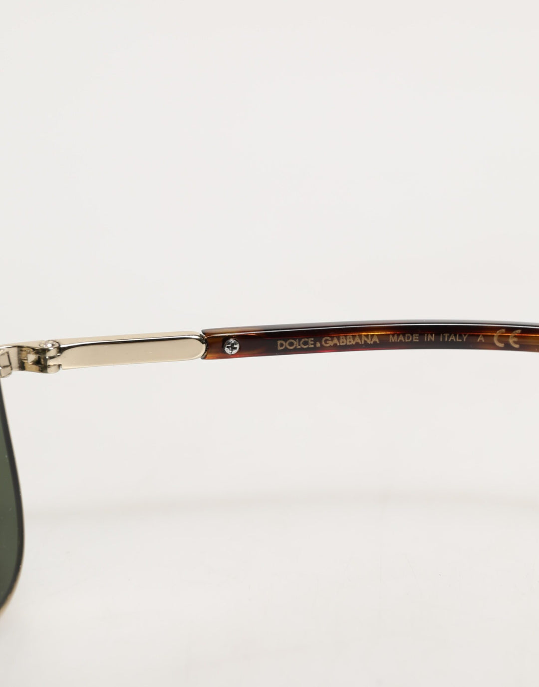 Dolce & Gabbana DG2125 Silver Frame Aviator Shades Eyewear Sunglasses