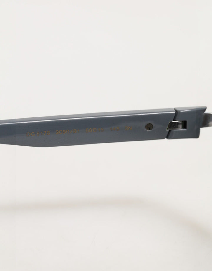 Dolce & Gabbana DG4356F Blue Acetate Aviator Shades Eyewear Sunglasses