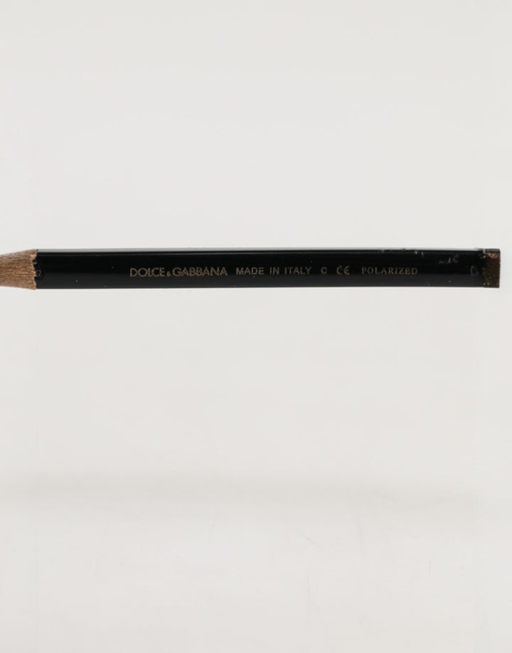 Dolce & Gabbana DG2245 Matte Black Steel Frame Gray Lens Sunglasses