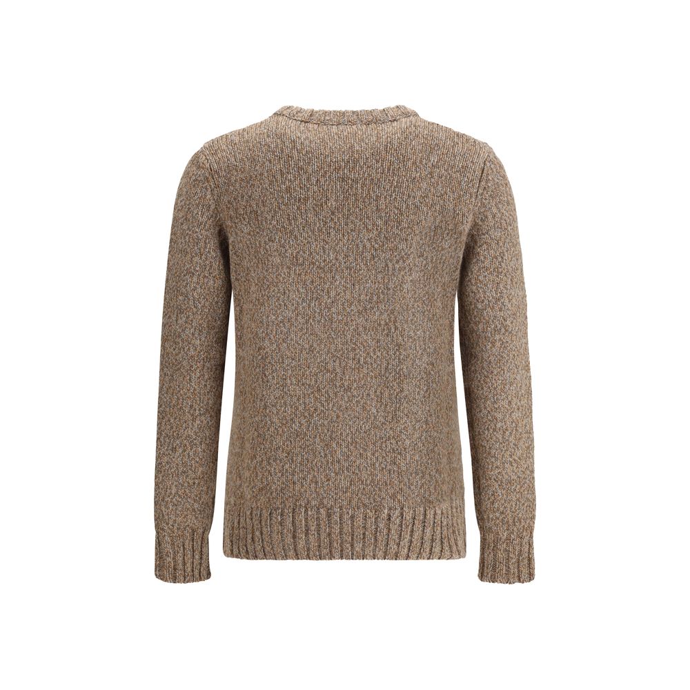 Aragona Cashmere Crewneck Wool Sweater