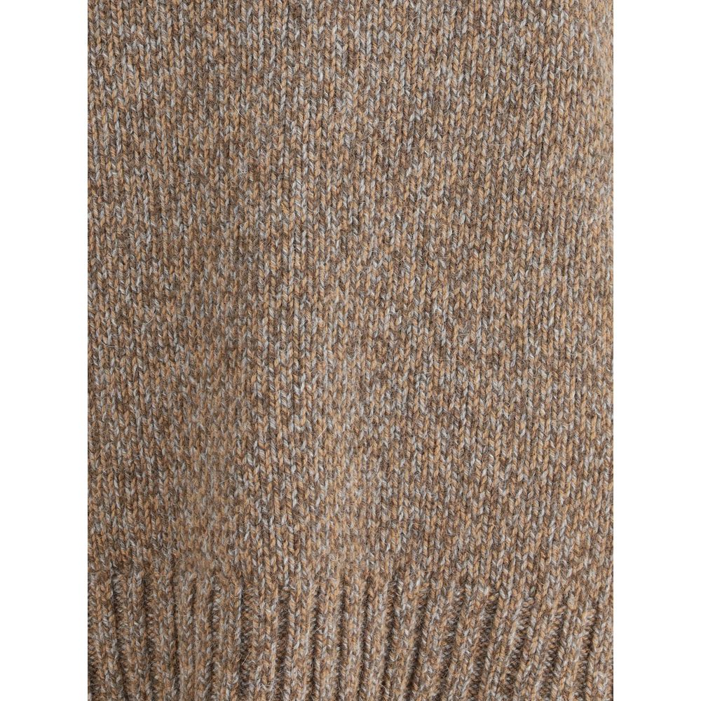 Aragona Cashmere Crewneck Wool Sweater