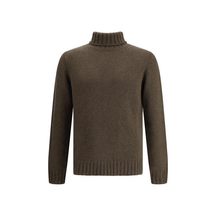 Aragona Cashmere Braided-knit Turtleneck Sweater