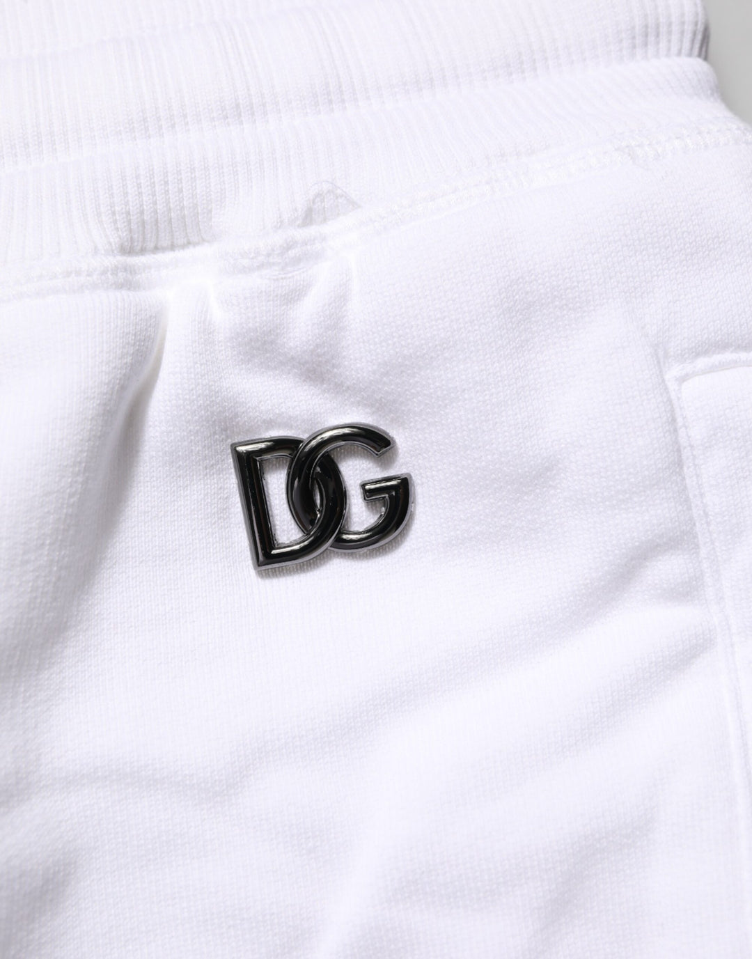 Dolce & Gabbana White Distressed Cotton Men Bermuda Shorts