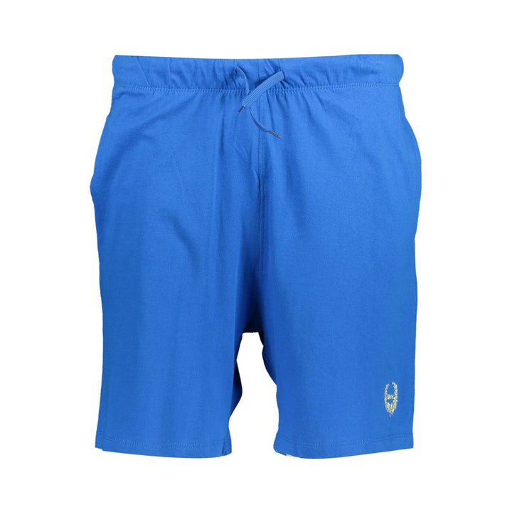 Gianmarco Venturi Blue Cotton Men's Sport Short