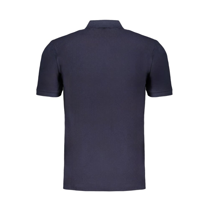 Gianmarco Venturi Blue Cotton Polo Shirt