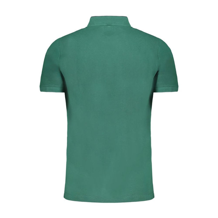 Gianmarco Venturi Green Cotton Polo Shirt