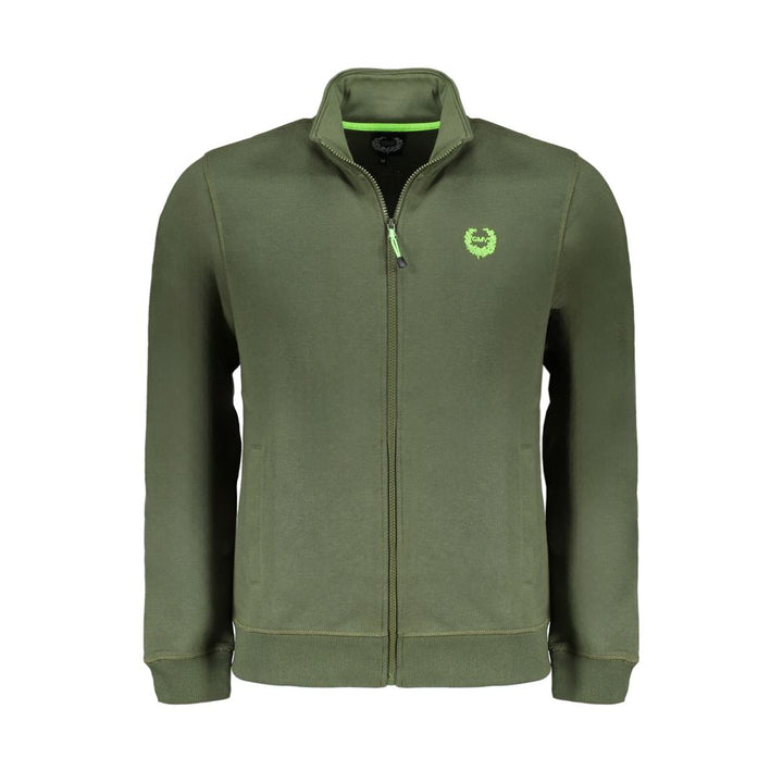 Gianmarco Venturi Green Cotton Sweatshirt