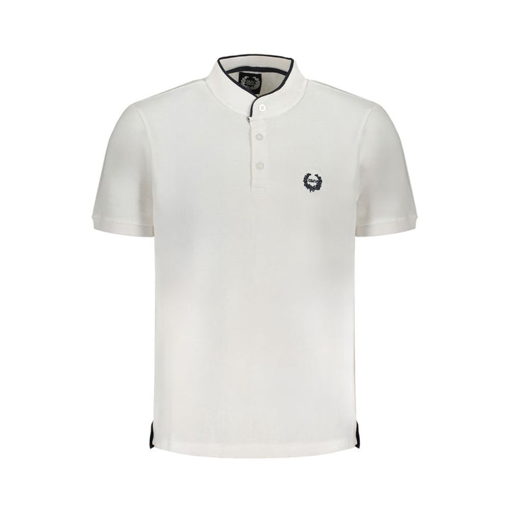 Gianmarco Venturi White Cotton Polo Shirt