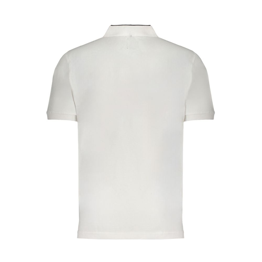Gianmarco Venturi White Cotton Polo Shirt