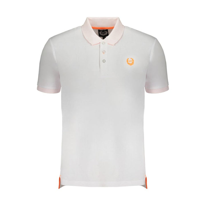 Gianmarco Venturi White Cotton Polo Shirt