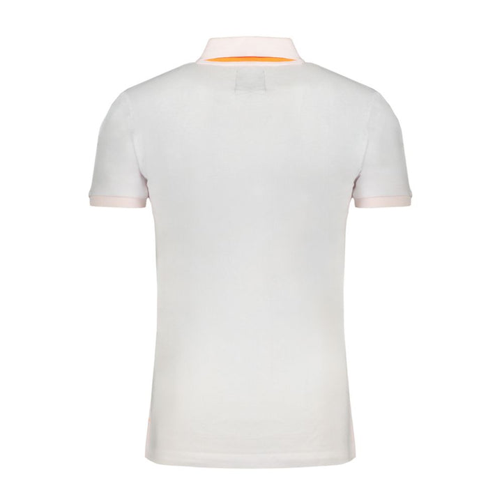 Gianmarco Venturi White Cotton Polo Shirt