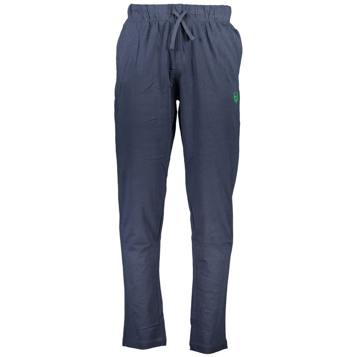 Gianmarco Venturi Blue Cotton Pant