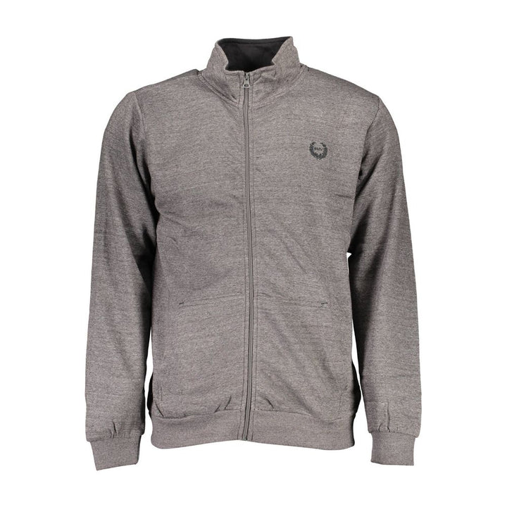Gianmarco Venturi Gray Cotton Sweatshirt
