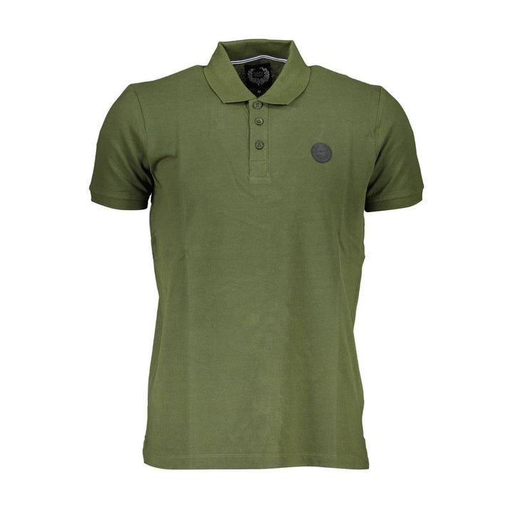 Gianmarco Venturi Green Cotton Polo Shirt