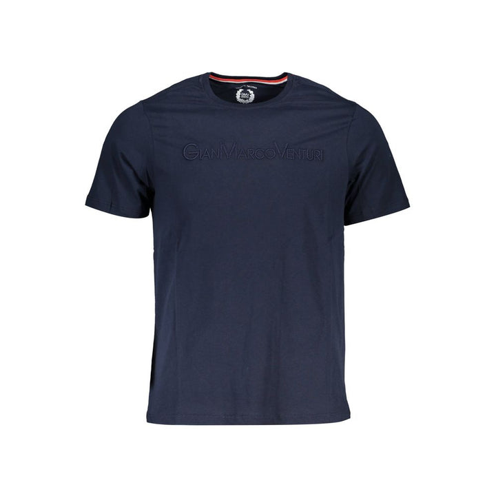 Gianmarco Venturi Blue Cotton T-Shirt