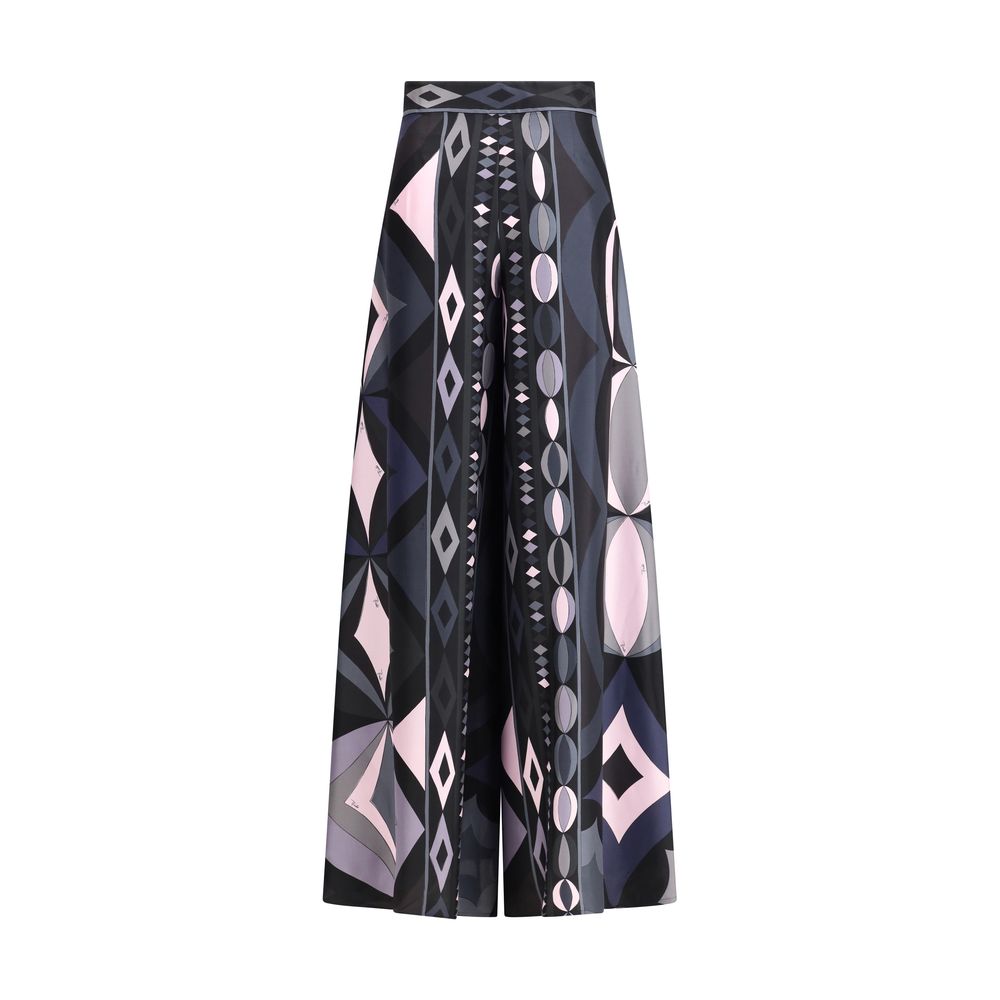 Emilio Pucci Silk wide leg Pants