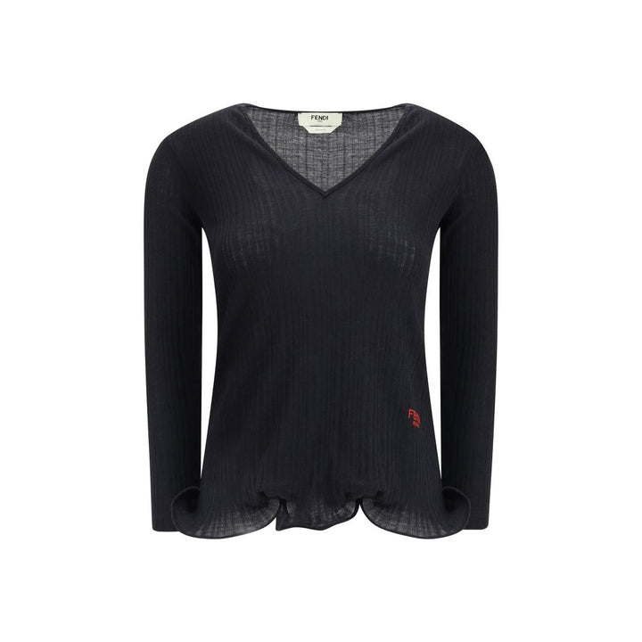 Fendi Long-sleeved Virgin Wool top