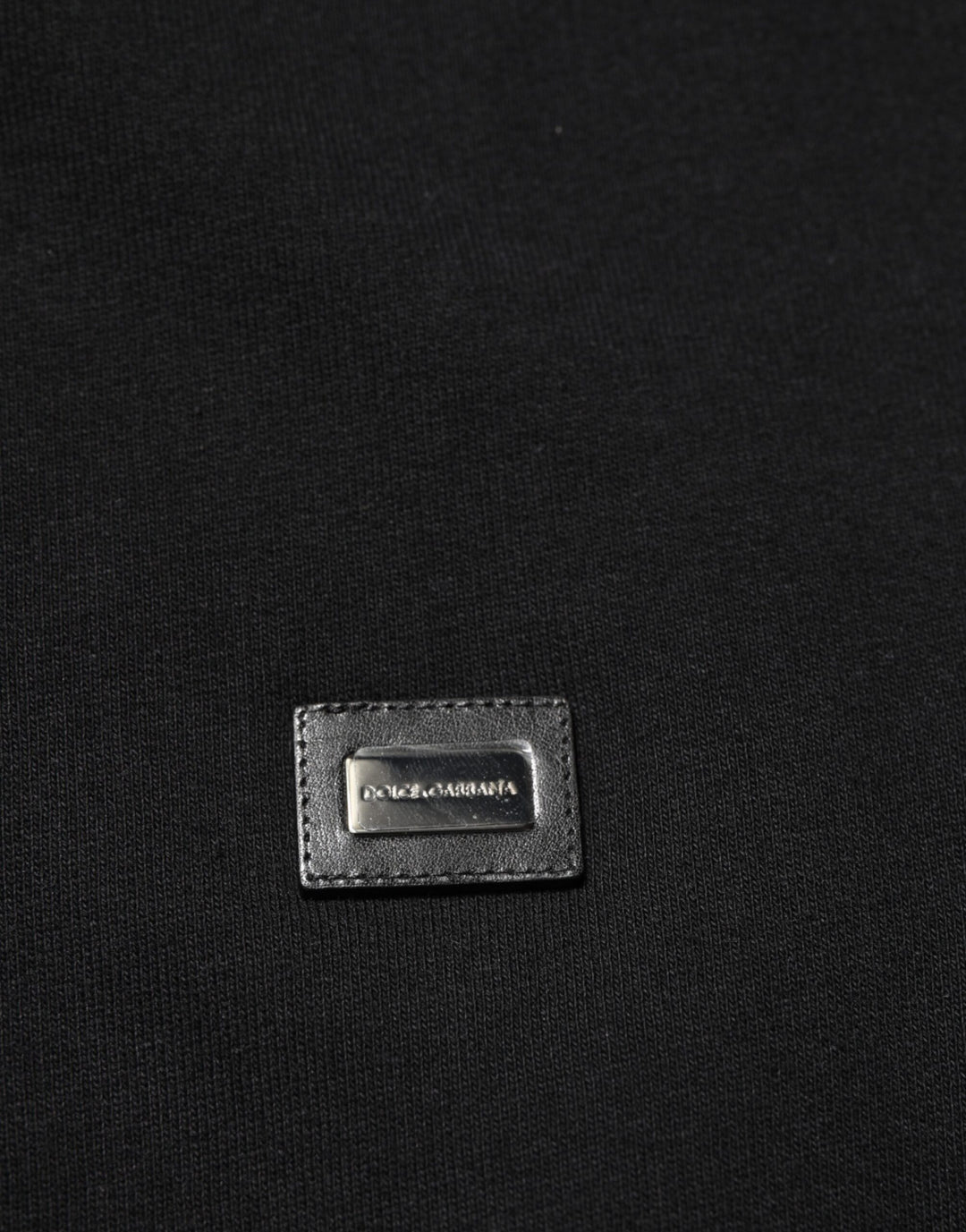 Dolce & Gabbana Sweater Black Cotton Hooded Men Sweatshirt Sweater