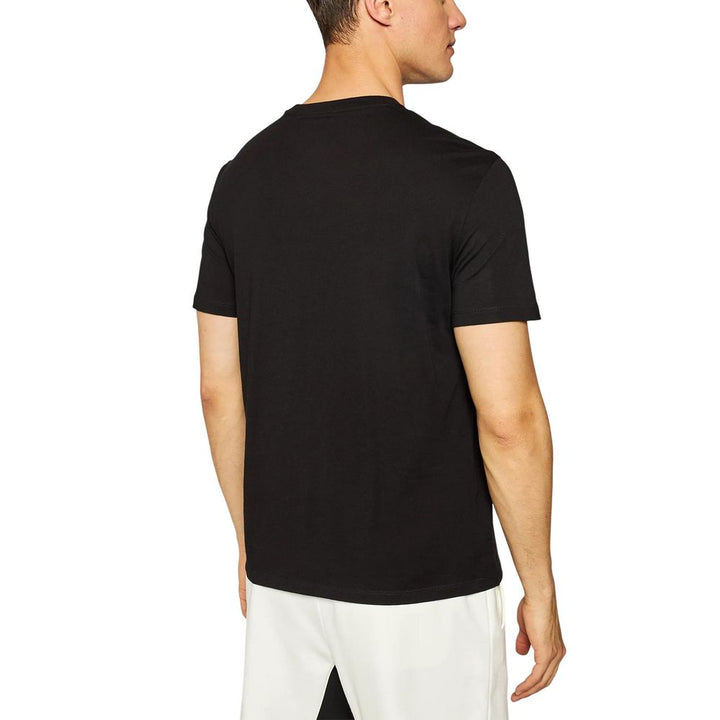Armani Exchange Black Cotton T-Shirt