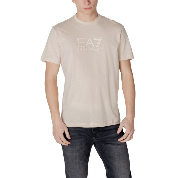 EA7 Emporio Armani White Cotton T-Shirt