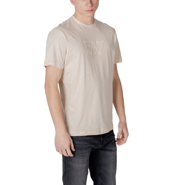 EA7 Emporio Armani White Cotton T-Shirt