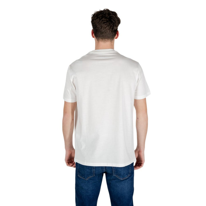 Armani Exchange White Cotton T-Shirt