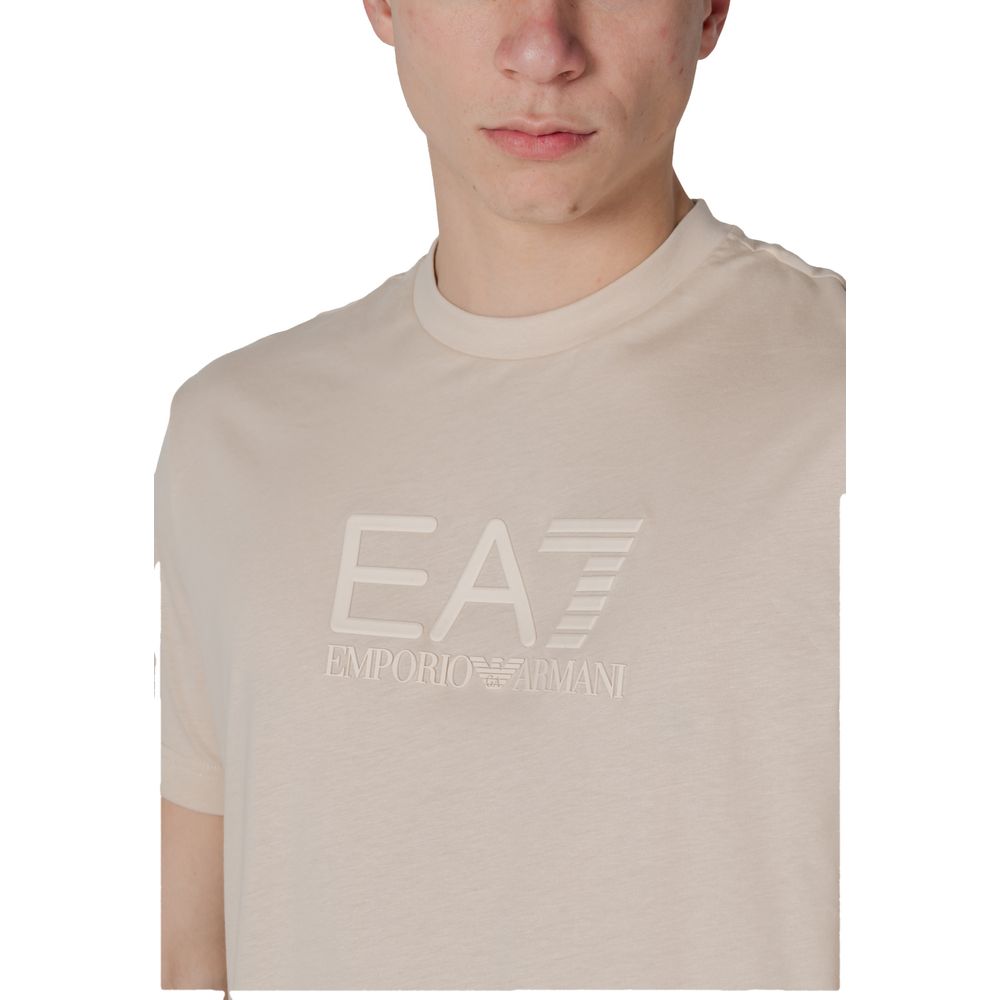 EA7 Emporio Armani White Cotton T-Shirt