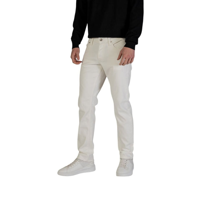 Jack Jones White Cotton Skinny Jean