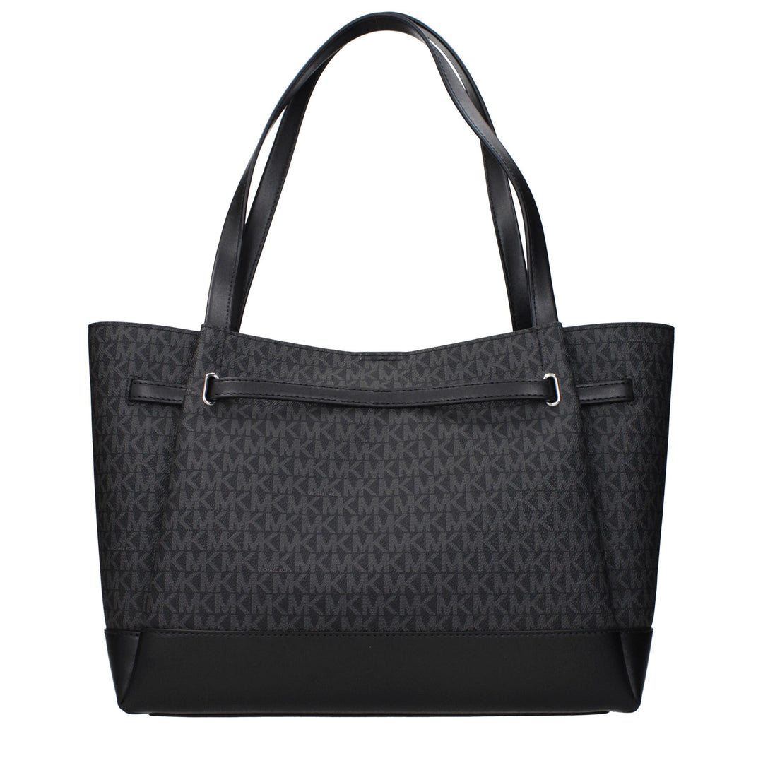 Michael Kors Black Fabric Shoulder Bags