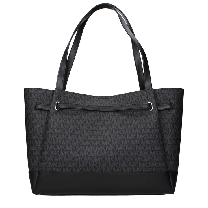 Michael Kors Black Fabric Shoulder Bags