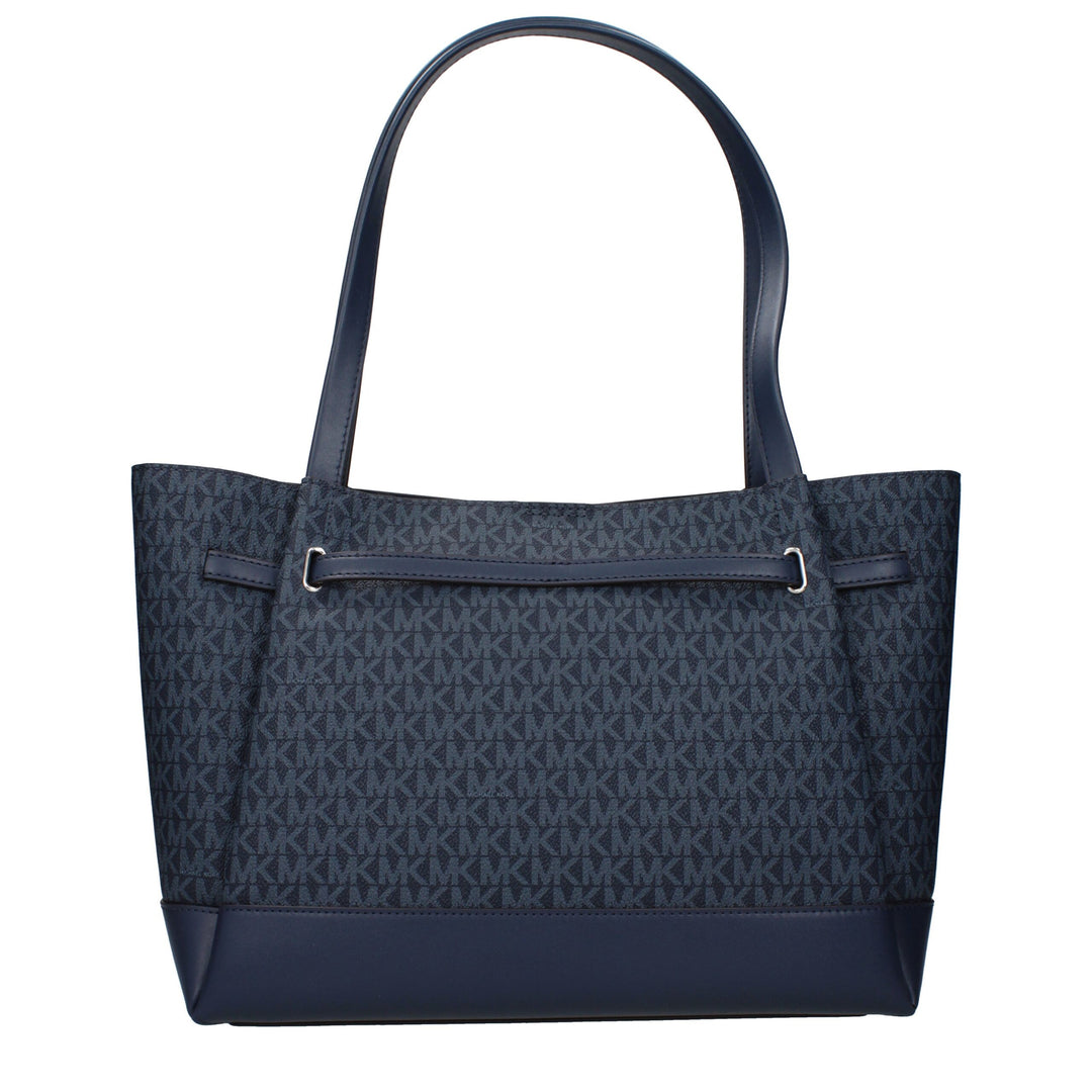 Michael Kors Blue Fabric Shoulder Bags