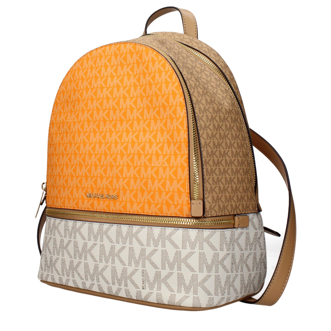 Michael Kors Beige Fabric Backpacks
