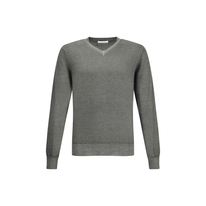 Cruciani Green V-neck Sweater