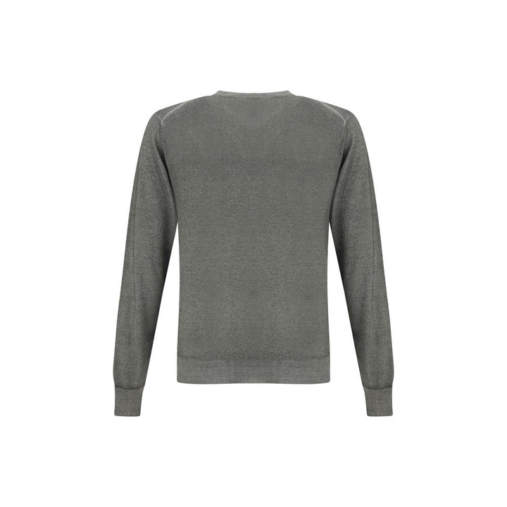 Cruciani Green V-neck Sweater