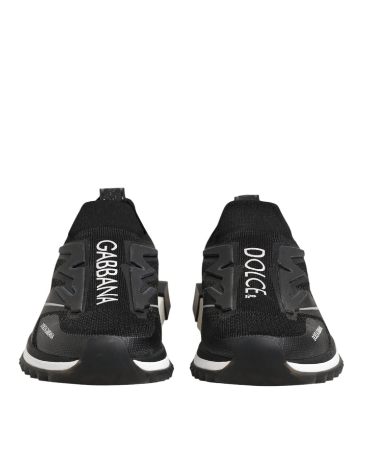 Dolce & Gabbana Black SORRENTO Sport Stretch Sneakers Shoes
