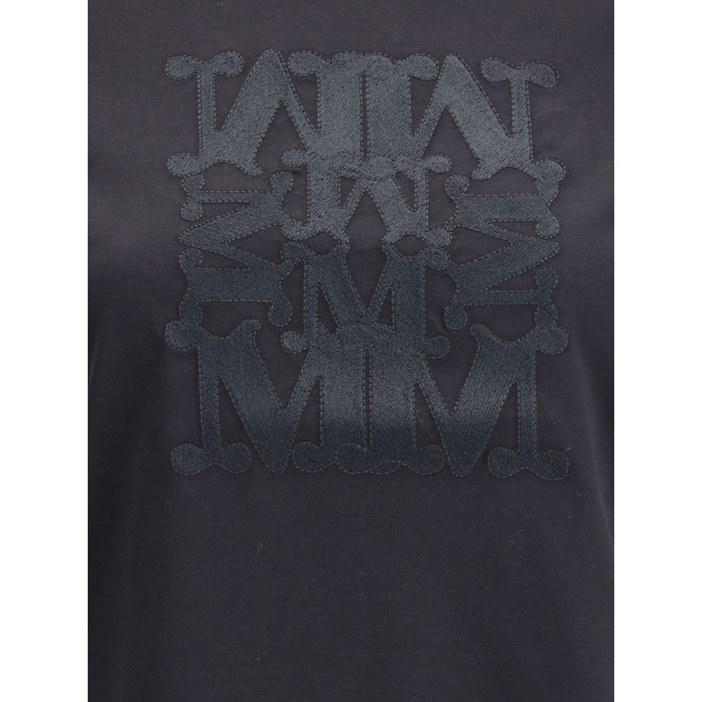 Max Mara Embroidered monogram T-shirt