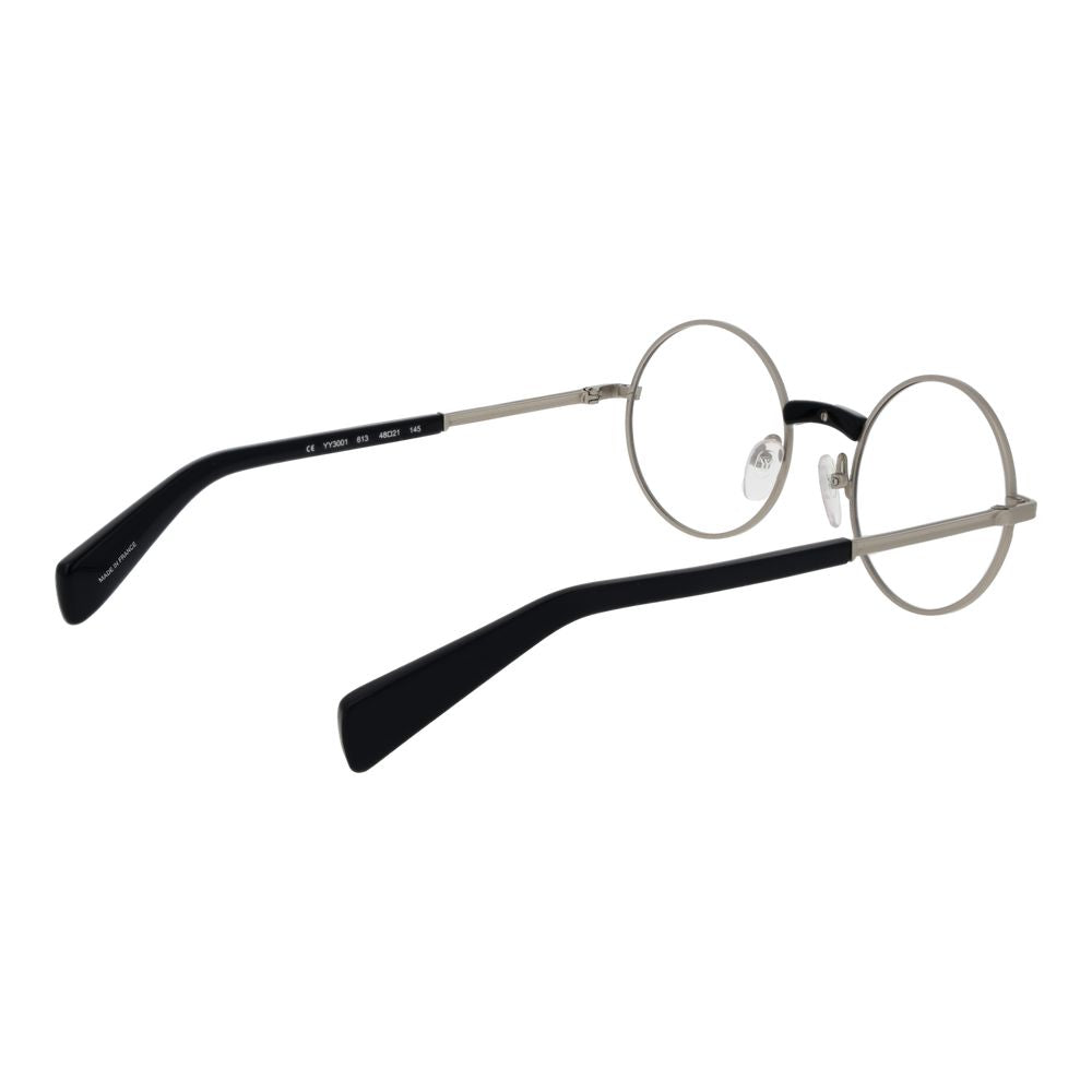 Yohji Yamamoto Silver Unisex Glasses Frame