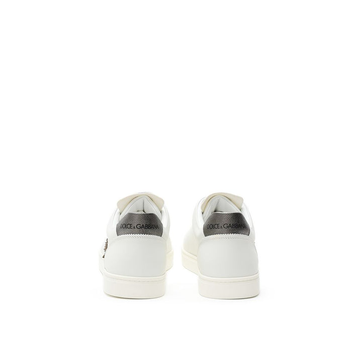Dolce & Gabbana White Leather Sneaker