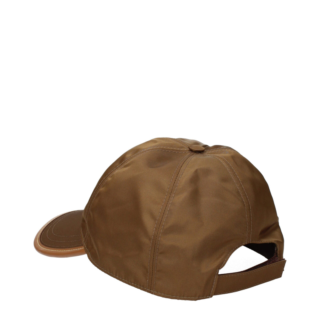 Prada Brown Polyamide Caps (Baseball Hat)