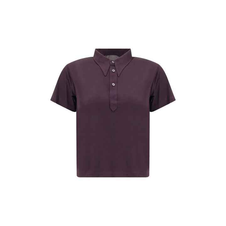Margiela Semi-sheer polo Shirt