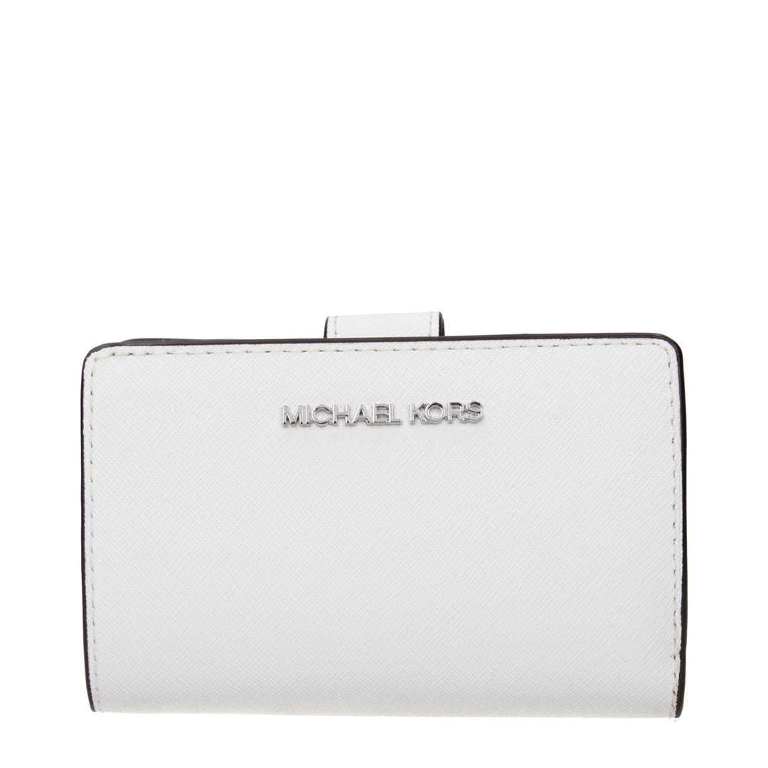 Michael Kors White Leather Wallets