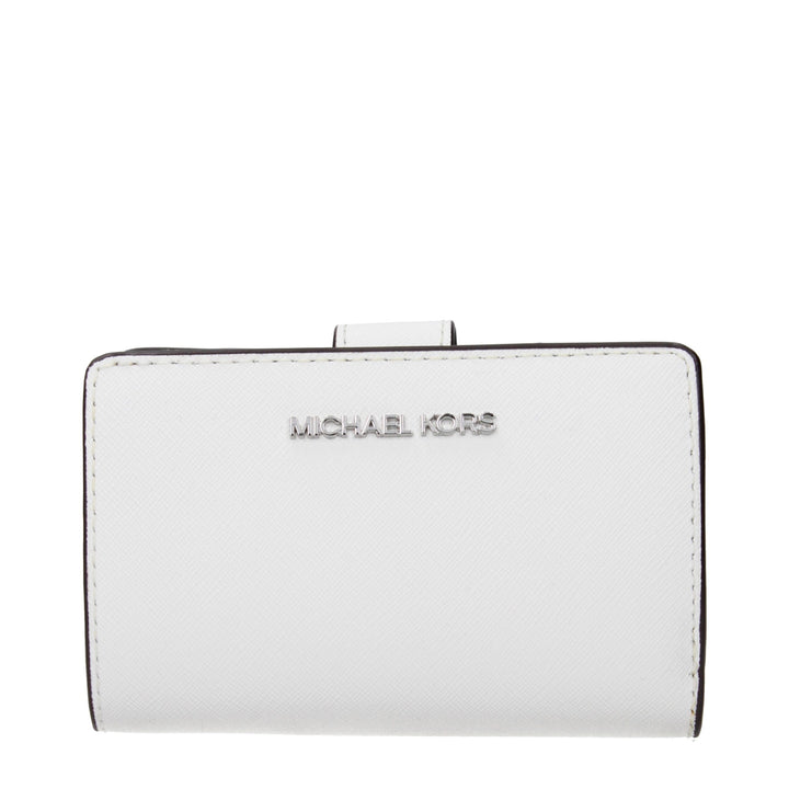 Michael Kors White Leather Wallets