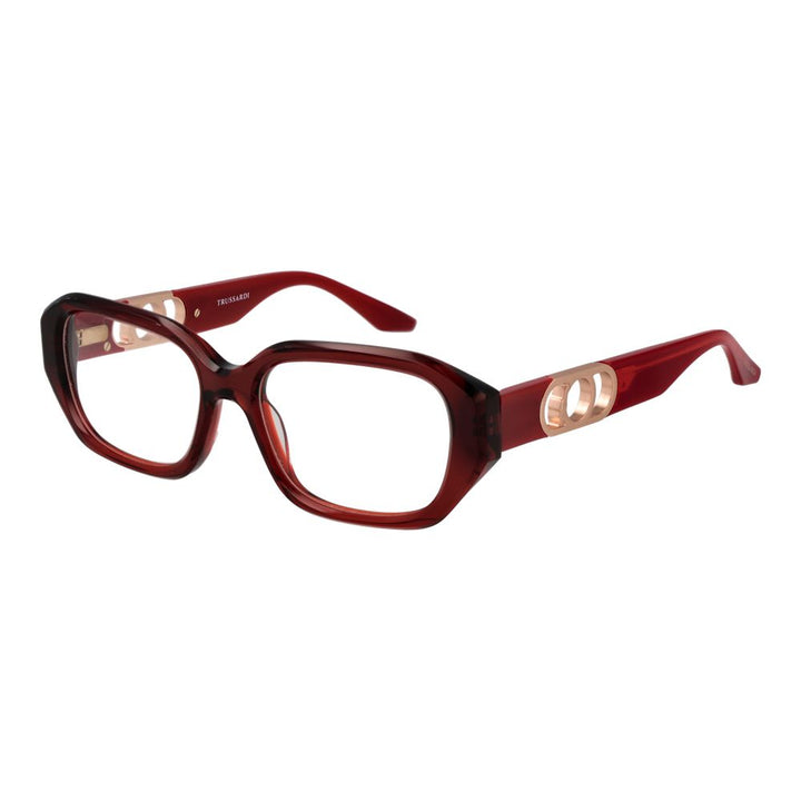 Trussardi Red Women Glasses Frame