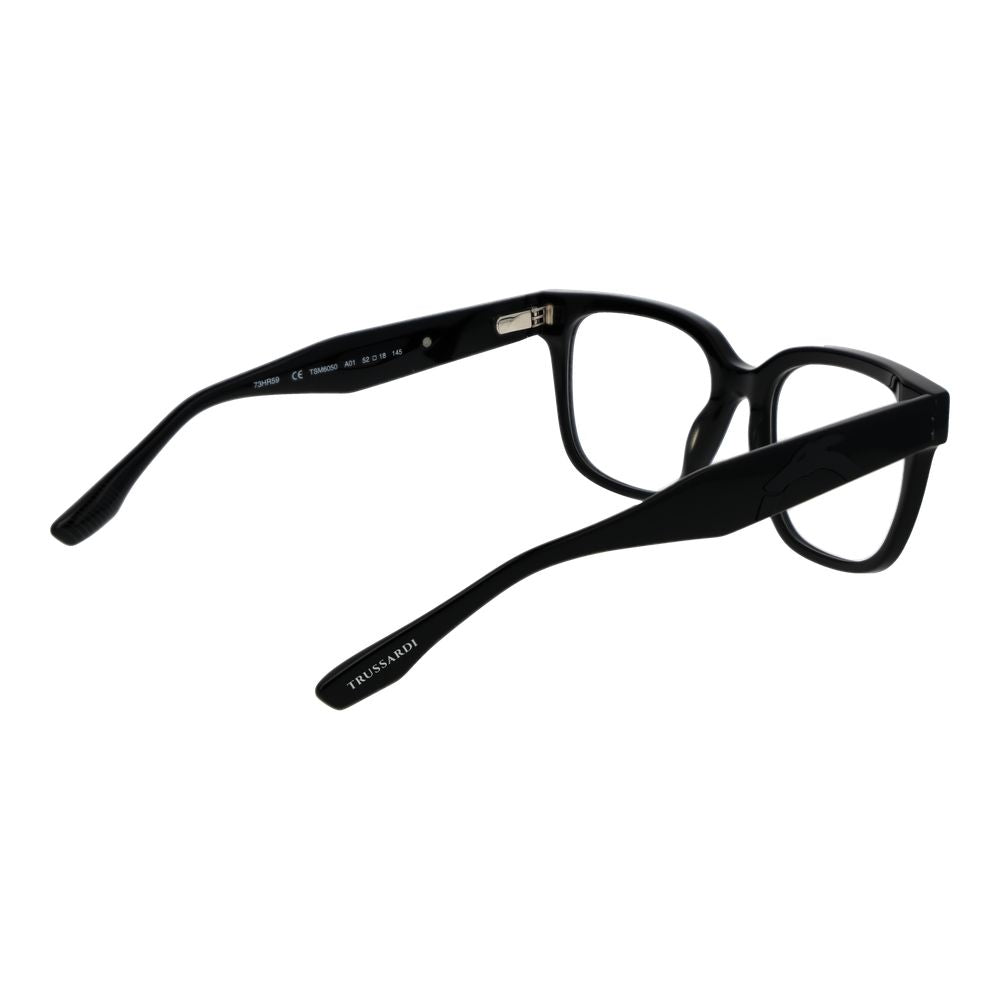 Trussardi Black Men Glasses Frame