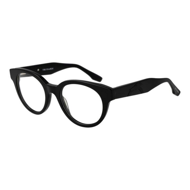 Trussardi Black Unisex Glasses Frame